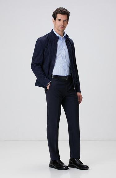  Network Erkek Açık Mavi Super Non-Iron Gömlek