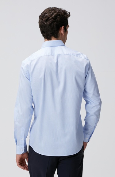  Network Erkek Açık Mavi Super Non-Iron Gömlek