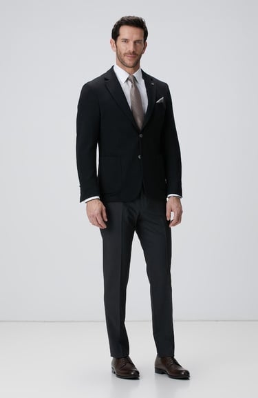  Network Erkek Non-Iron Beyaz Saten Gömlek