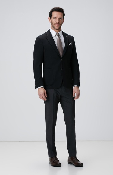  Network Erkek Non-Iron Beyaz Saten Gömlek