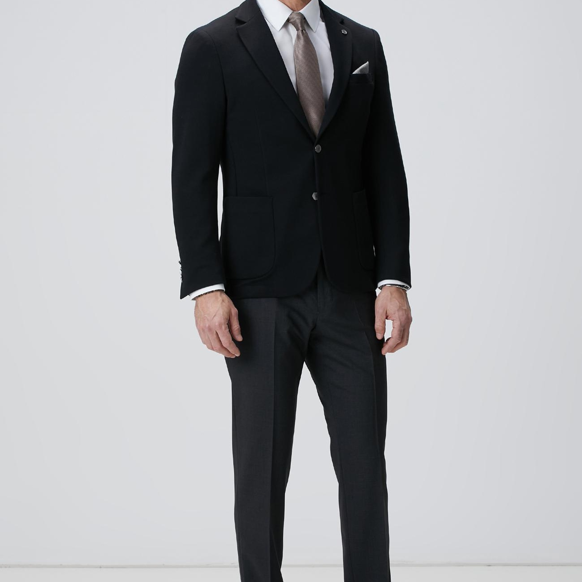 Network Erkek Beyaz Super Non-Iron Saten Gömlek