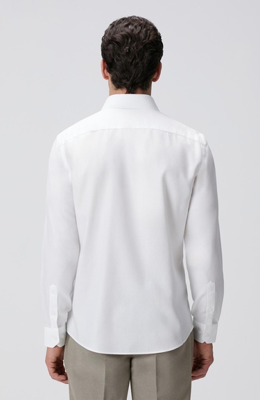  Network Erkek Beyaz Super Non-Iron Gömlek