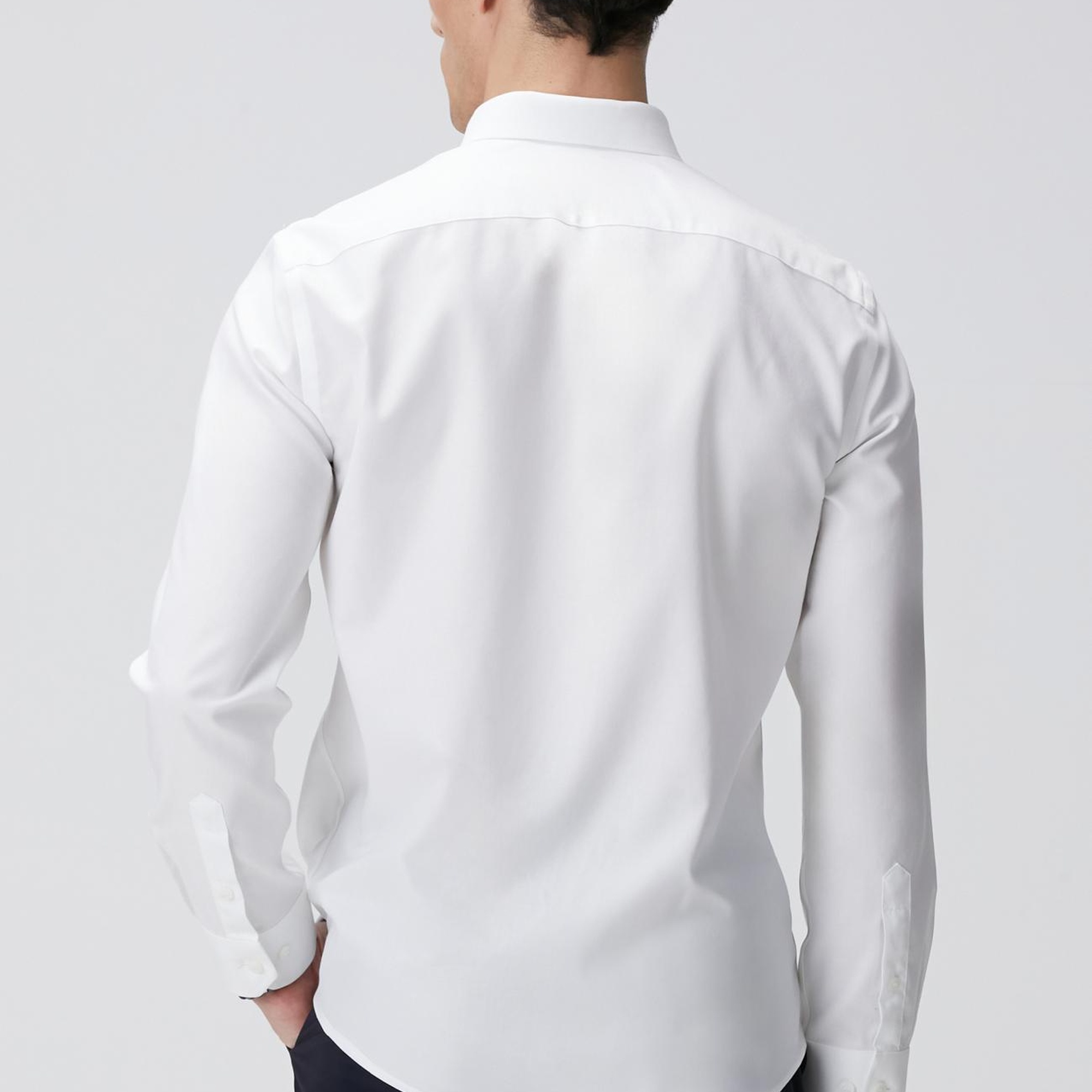 Network Erkek Beyaz Super Non-Iron Oxford Gömlek