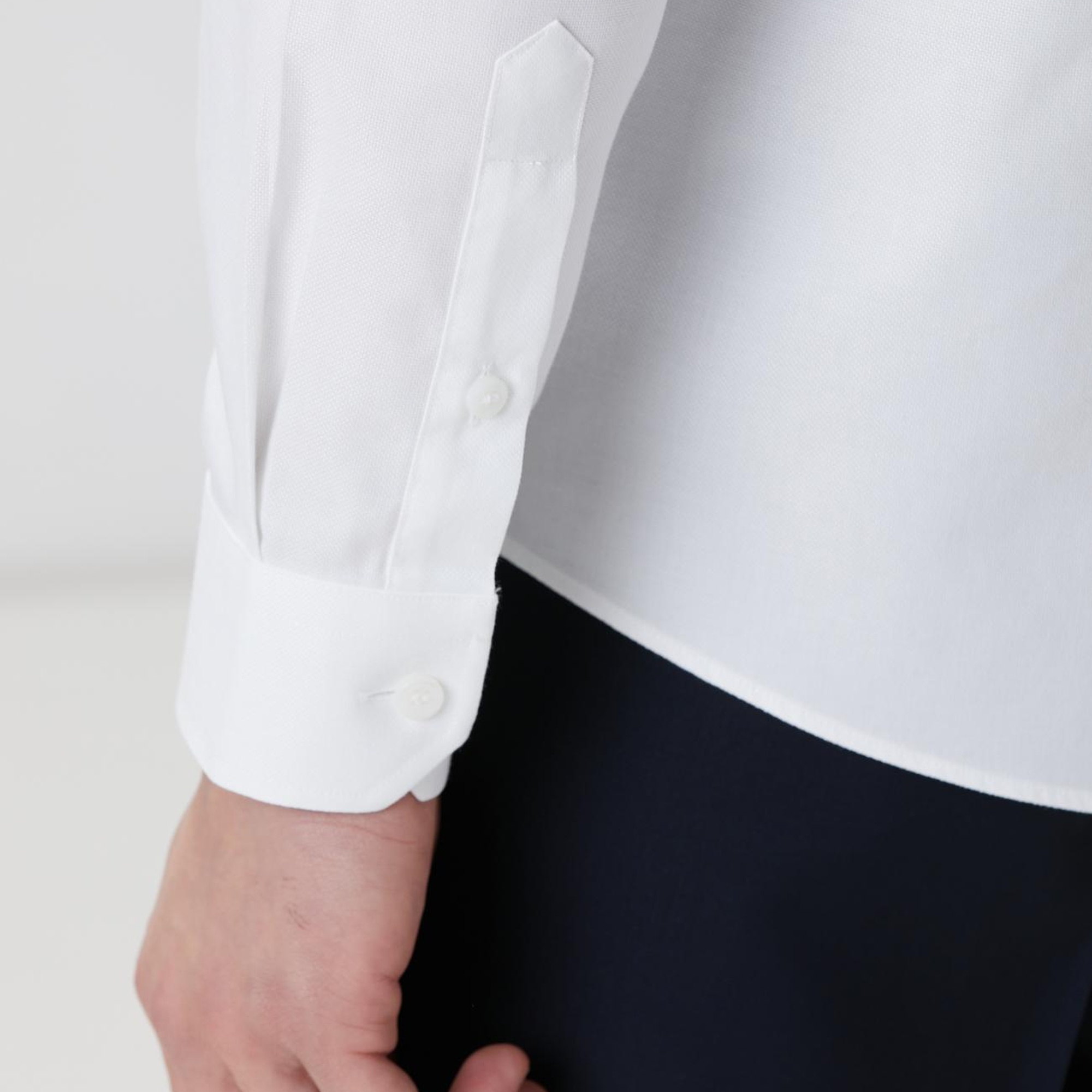 Network Erkek Beyaz Super Non-Iron Oxford Gömlek