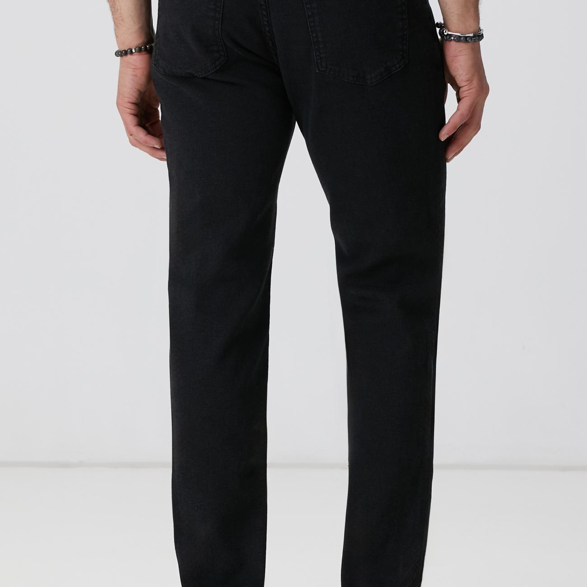 Network Erkek Siyah Denim Pantolon