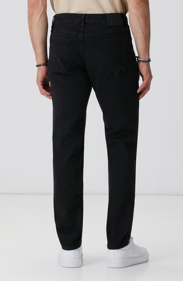  Network Erkek Siyah Denim Pantolon