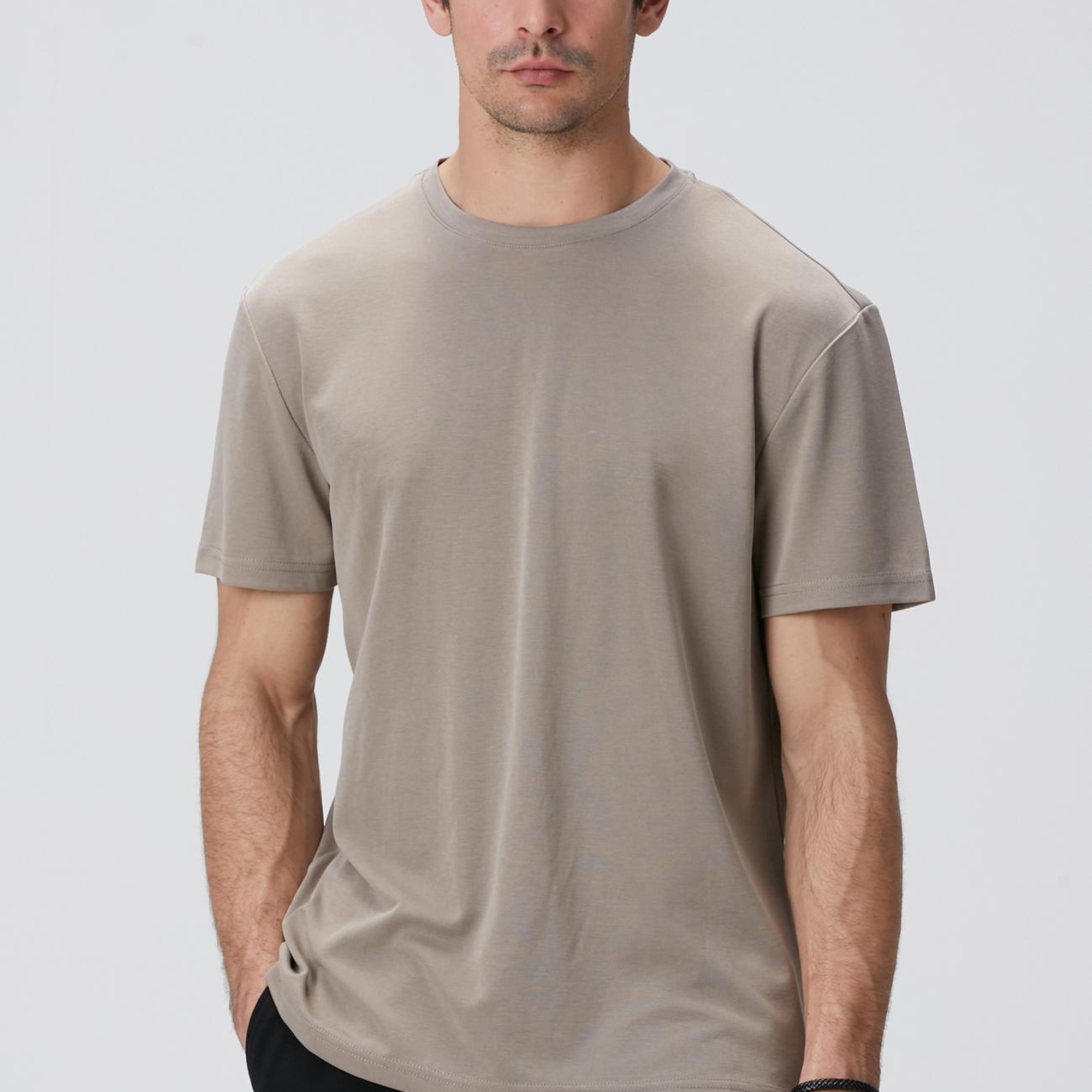 Network Erkek Vizon Basic T-shirt