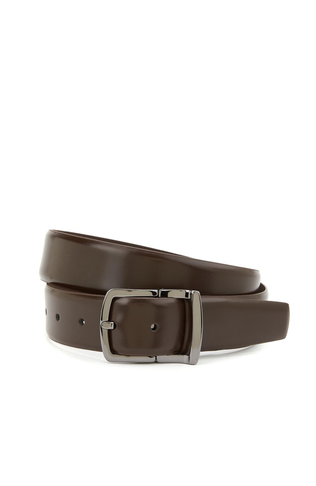  Network Erkek Kahverengi Deri Kemer