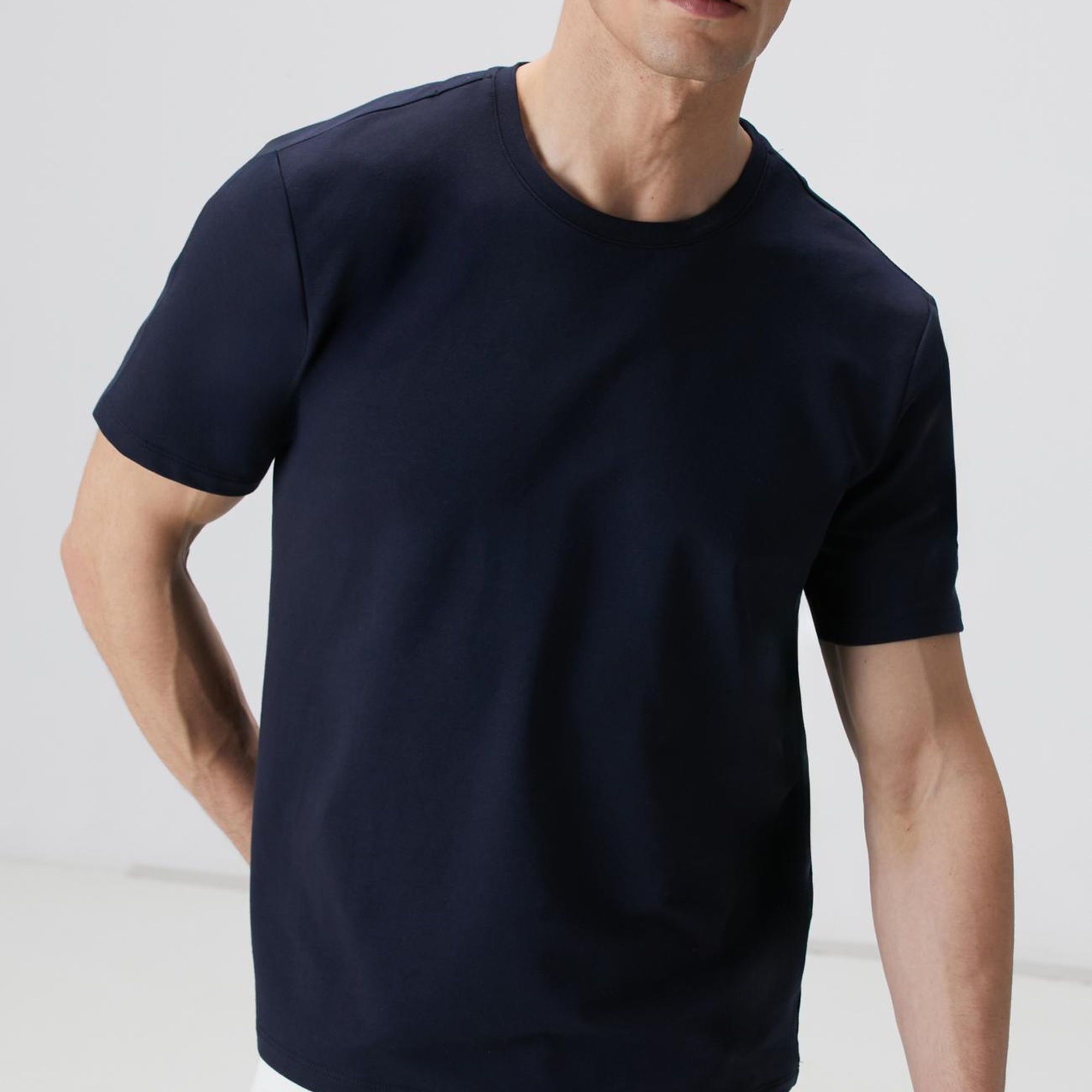 Network Erkek N-Tech Lacivert Basic T-shirt