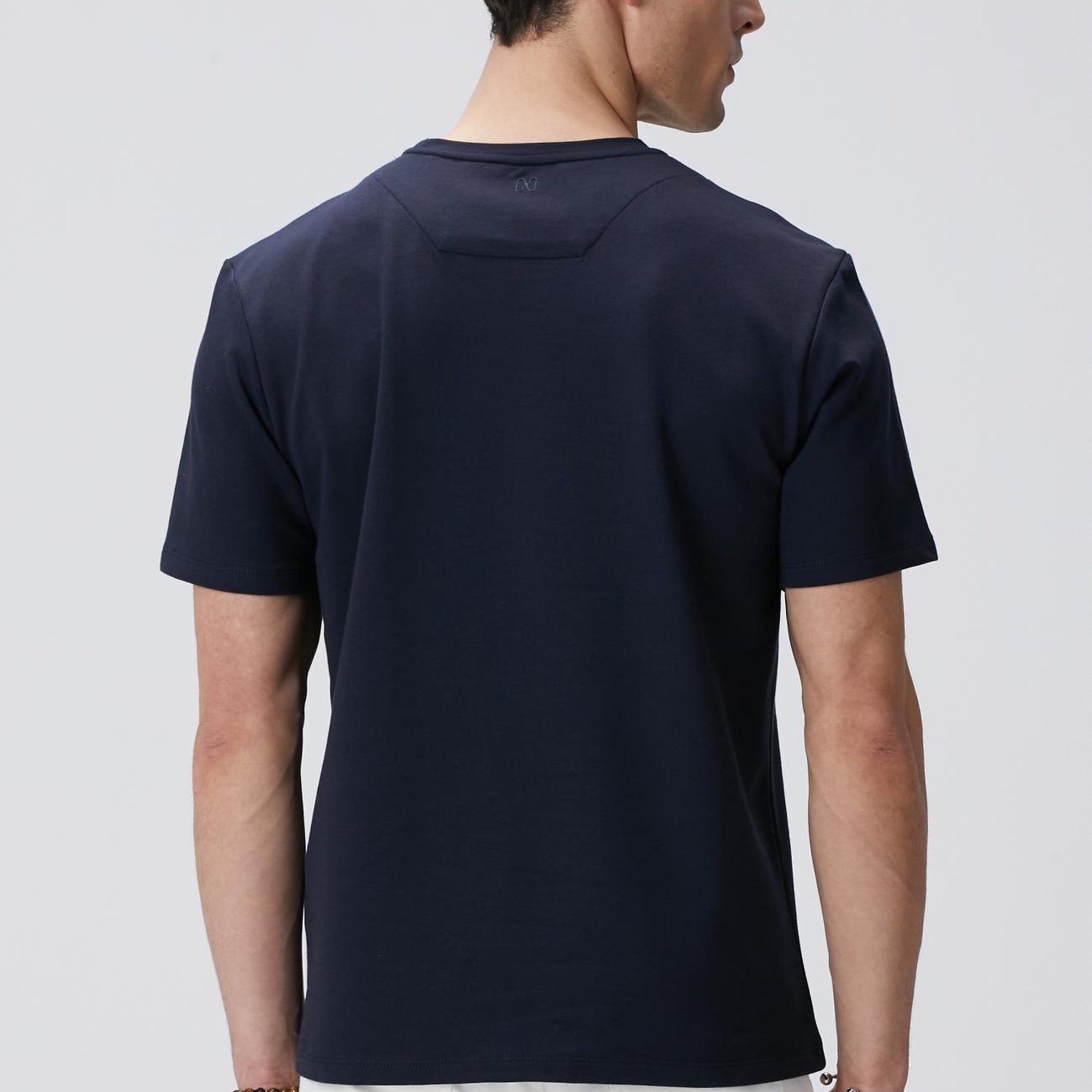 Network Erkek N-Tech Lacivert Basic T-shirt