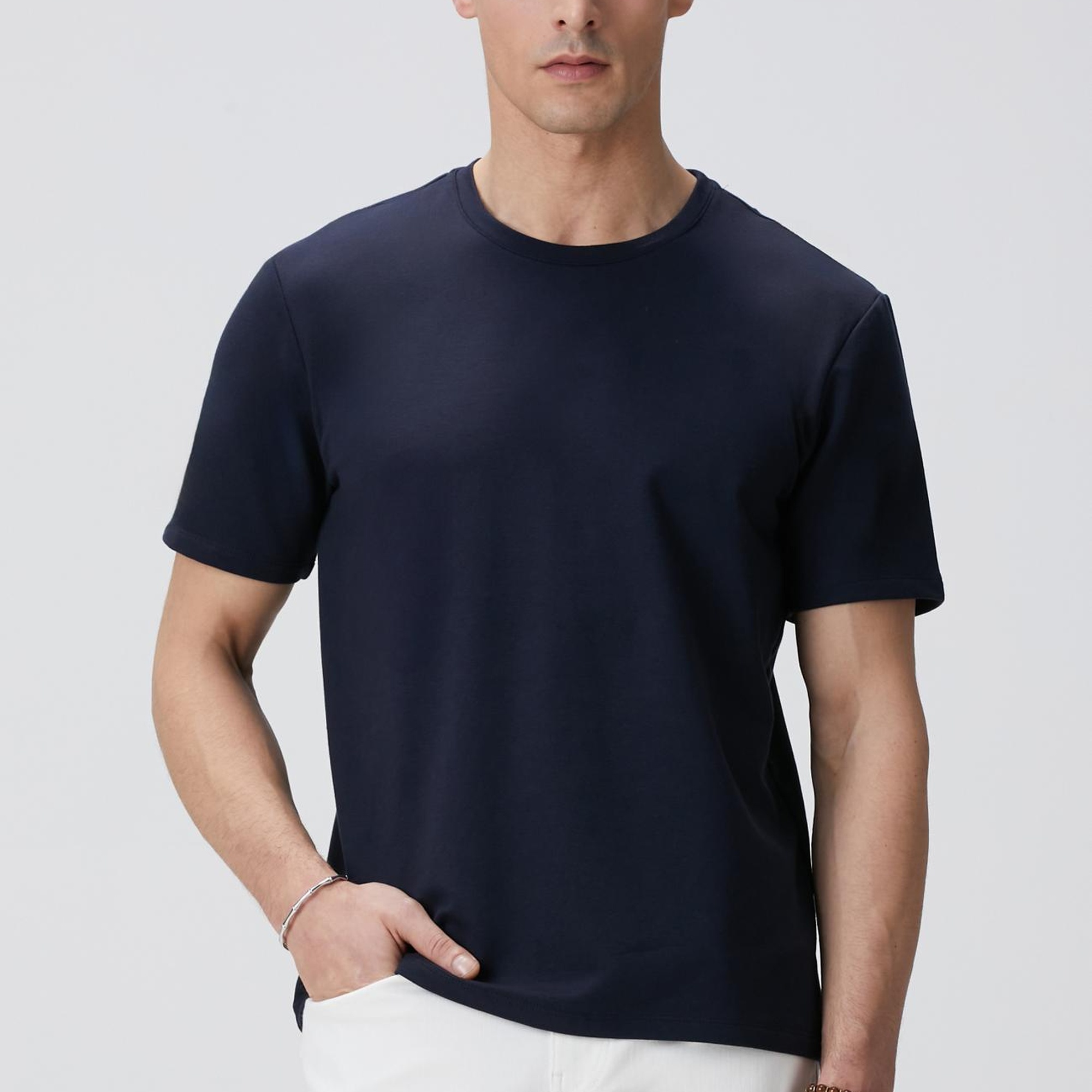 Network Erkek N-Tech Lacivert Basic T-shirt