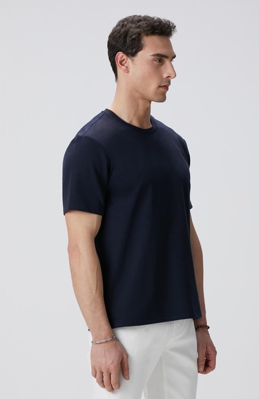  Network Erkek N-Tech Lacivert Basic T-shirt