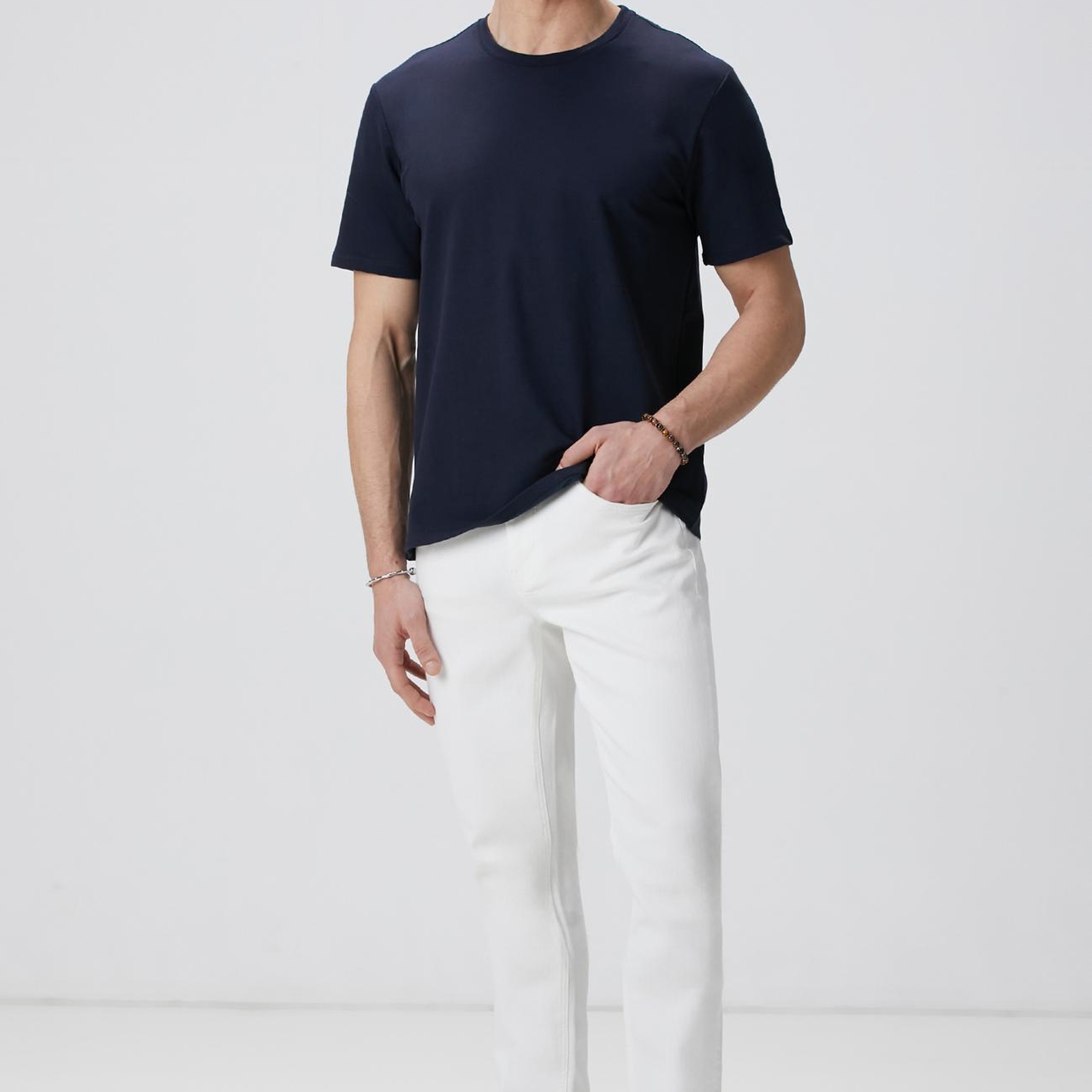 Network Erkek N-Tech Lacivert Basic T-shirt