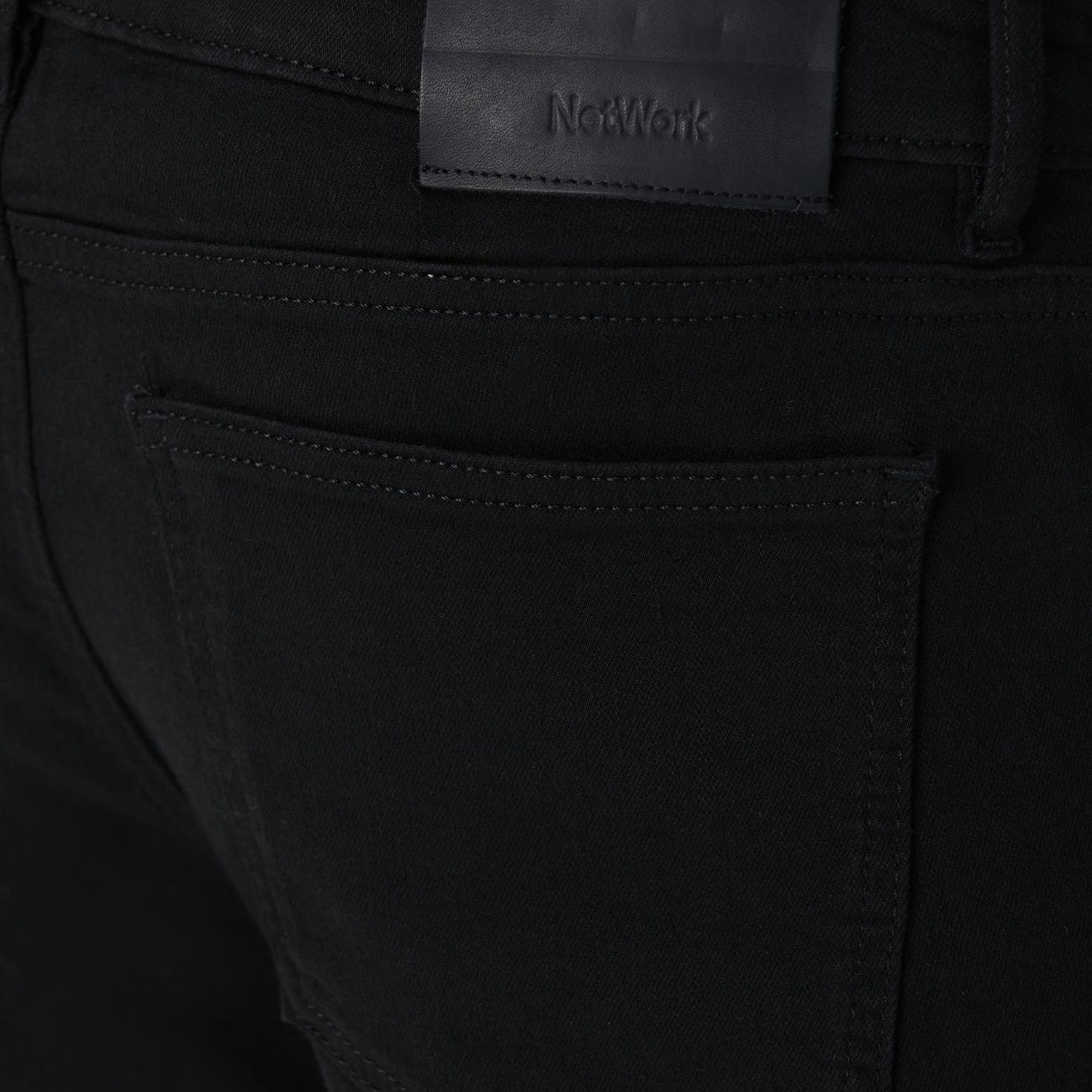 Network Erkek Siyah Denim Pantolon