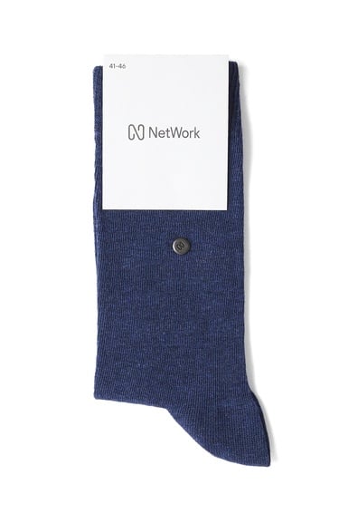  Network Erkek Indigo Çorap