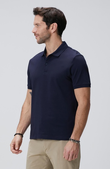  Network Erkek N-Tech Lacivert Polo Yaka T-shirt