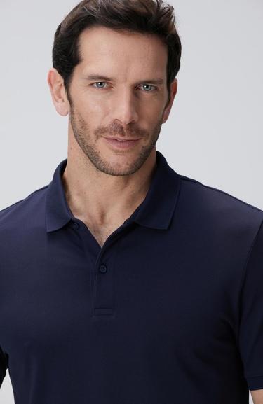  Network Erkek N-Tech Lacivert Polo Yaka T-shirt