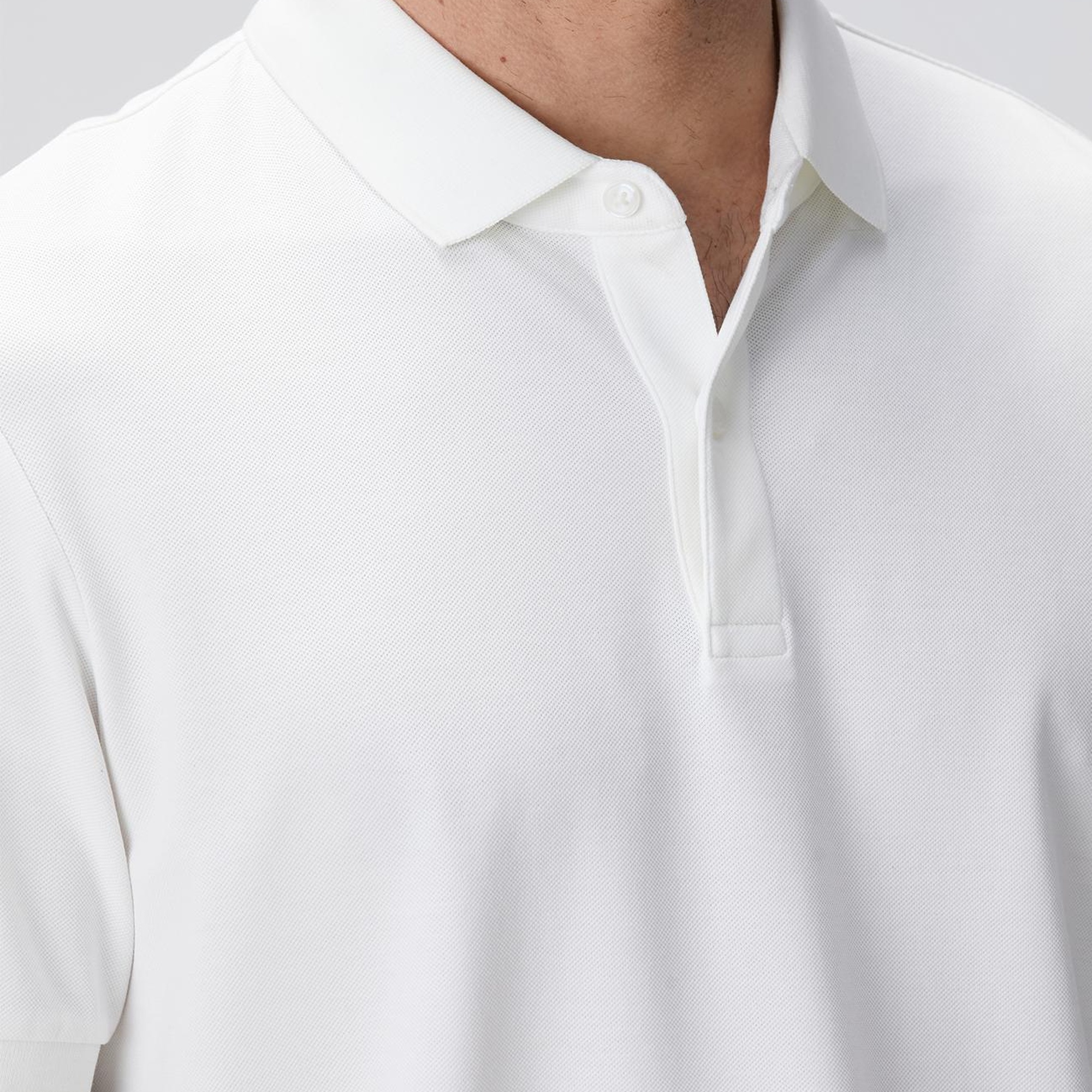 Network Erkek N-Tech Beyaz Polo Yaka T-shirt