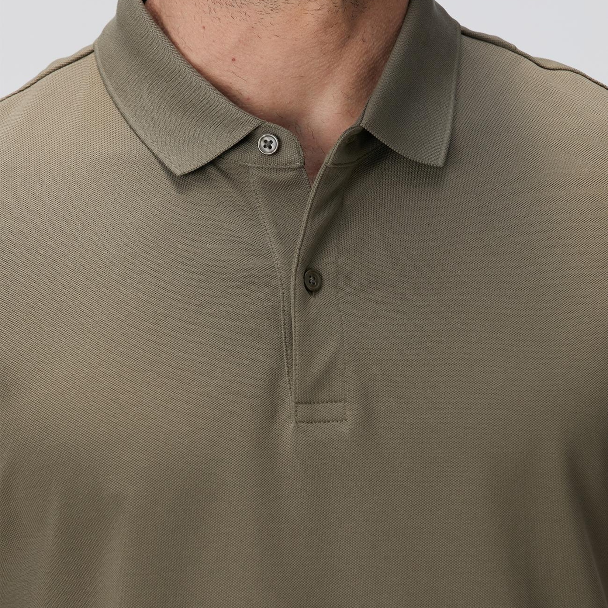 Network Erkek N-Tech Haki Polo Yaka T-shirt