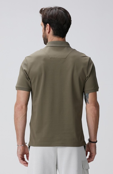  Network Erkek N-Tech Haki Polo Yaka T-shirt