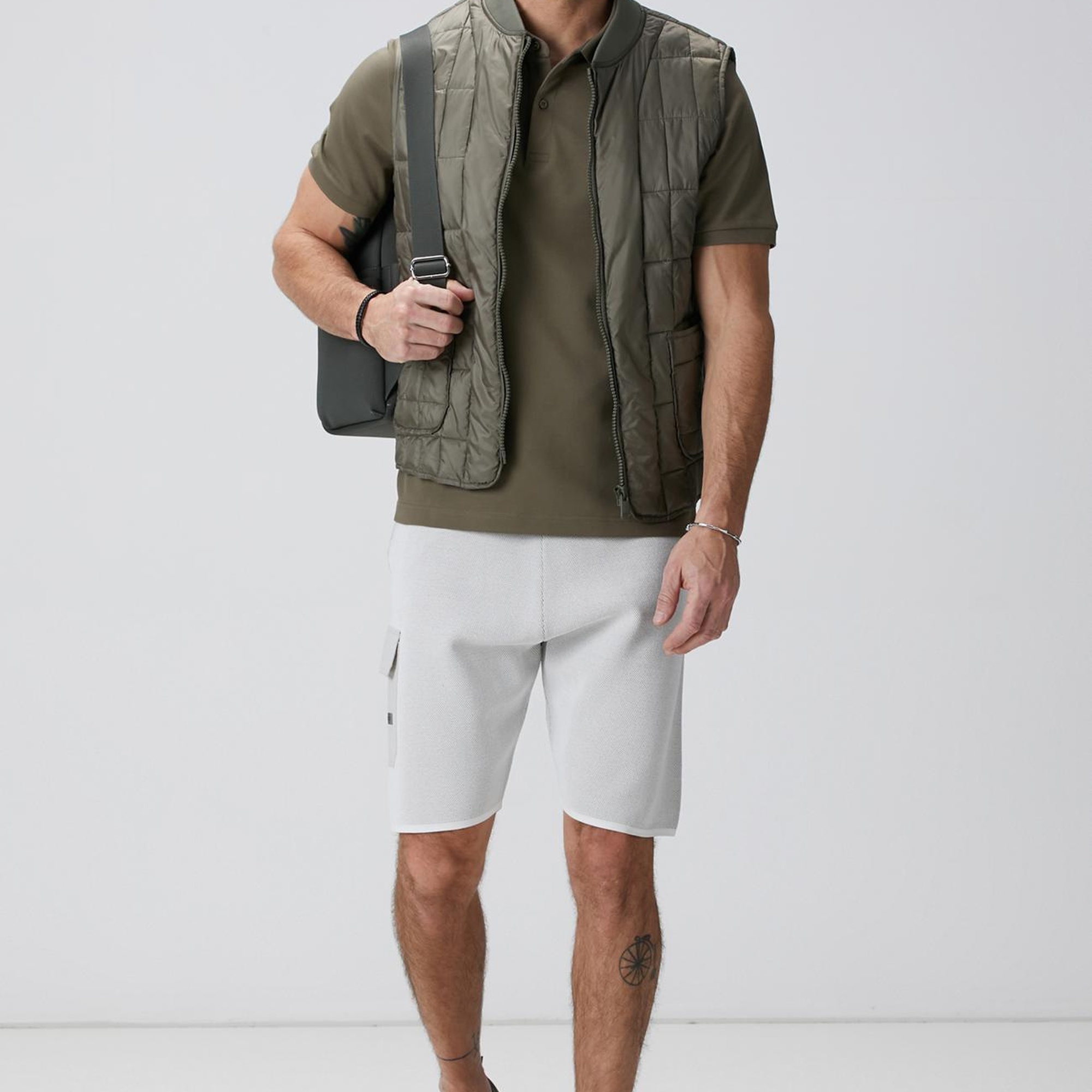 Network Erkek N-Tech Haki Polo Yaka T-shirt