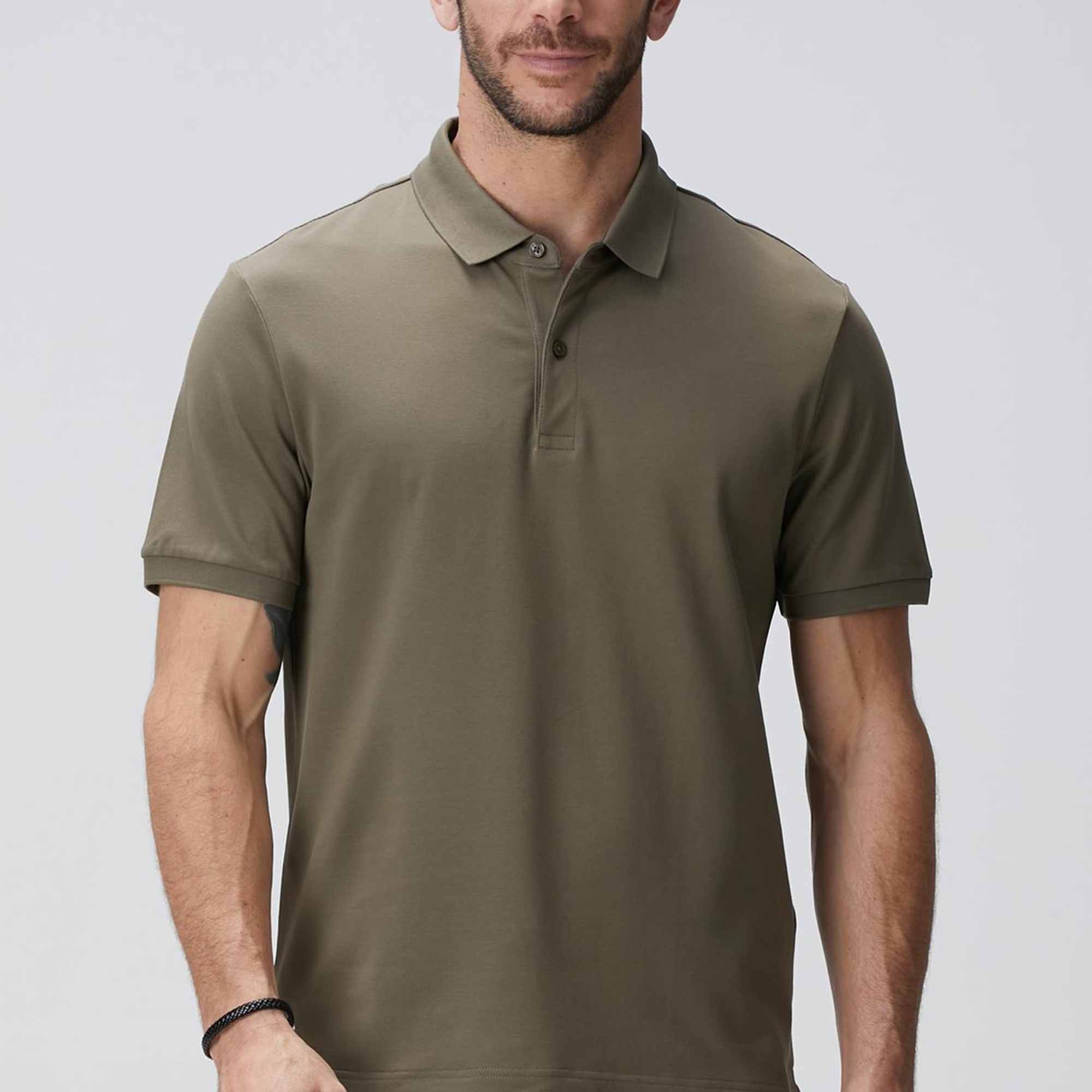 Network Erkek N-Tech Haki Polo Yaka T-shirt