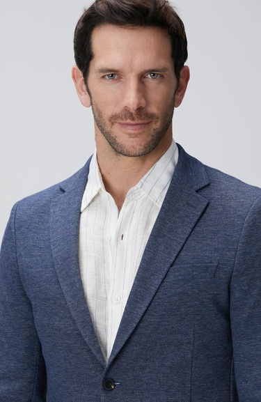  Network Erkek Indigo Ceket