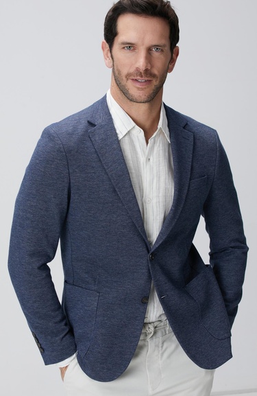  Network Erkek Indigo Ceket