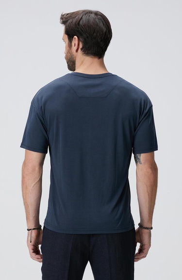  Network Erkek Lacivert Basic T-shirt