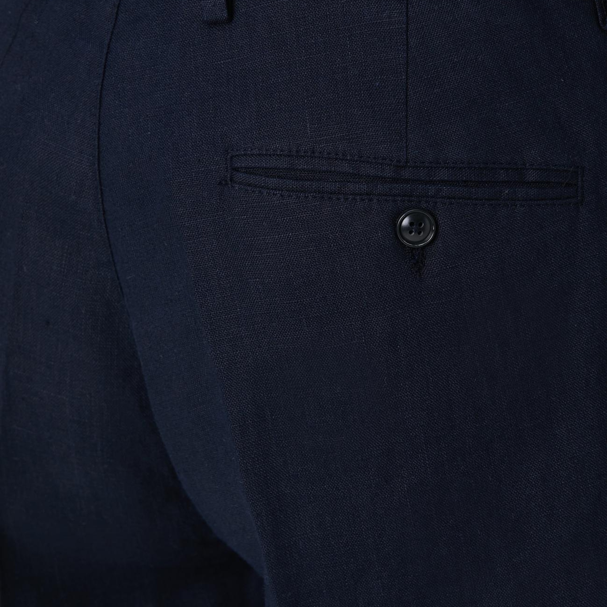 Network Erkek Lacivert Keten Pantolon