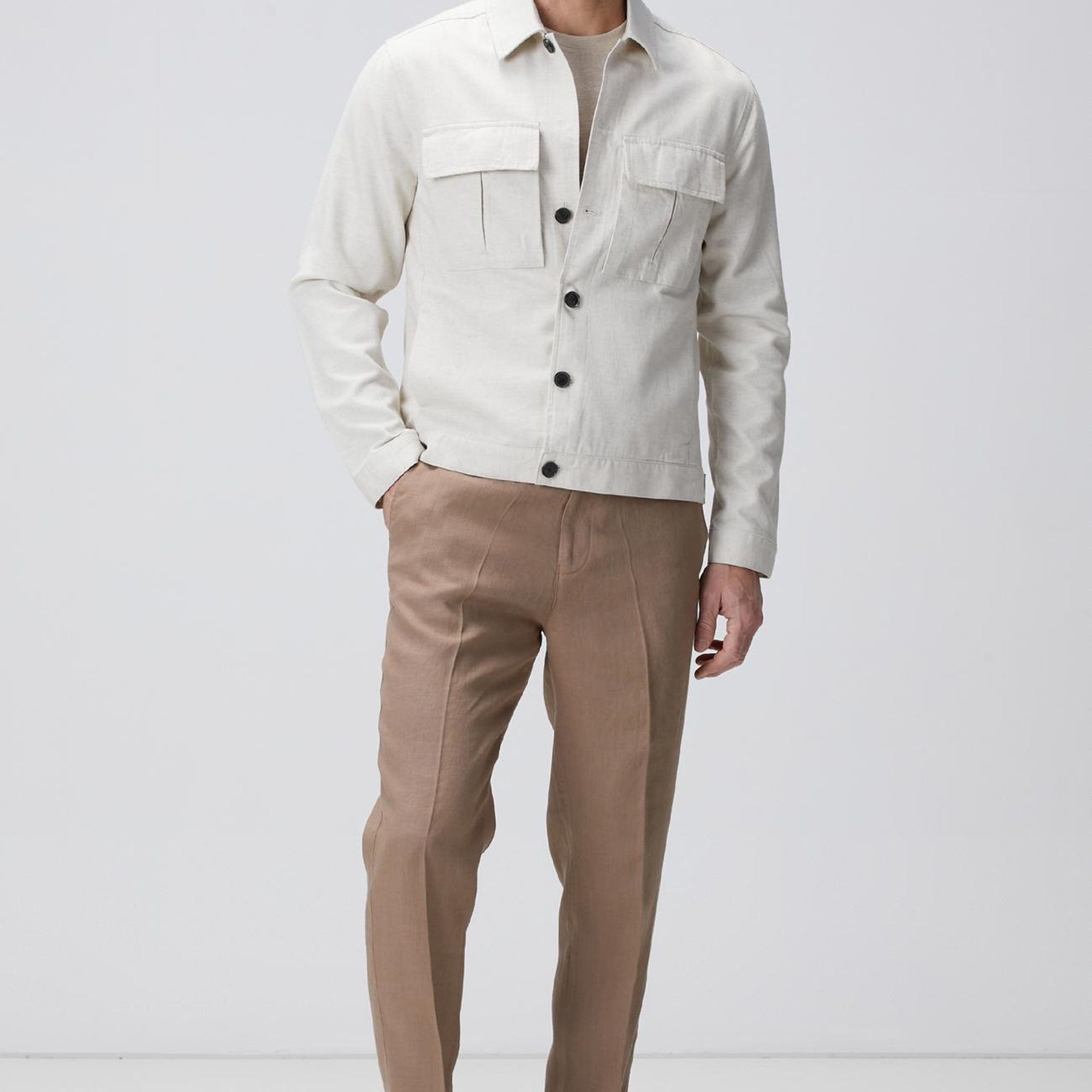 Network Erkek Vizon Keten Jogger Pantolon