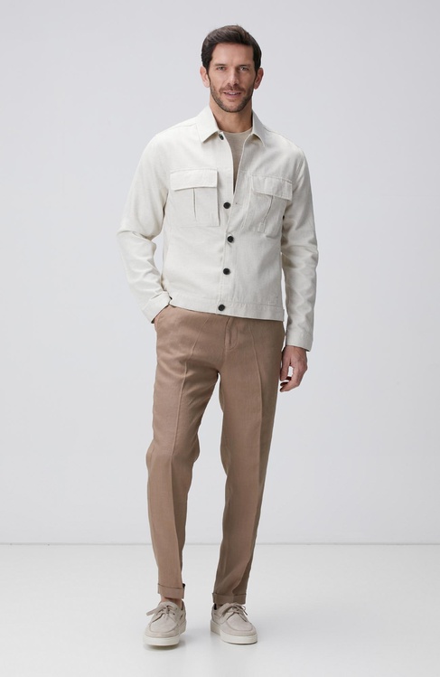  Network Erkek Vizon Keten Jogger Pantolon