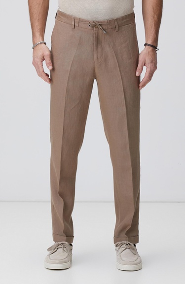  Network Erkek Vizon Keten Jogger Pantolon