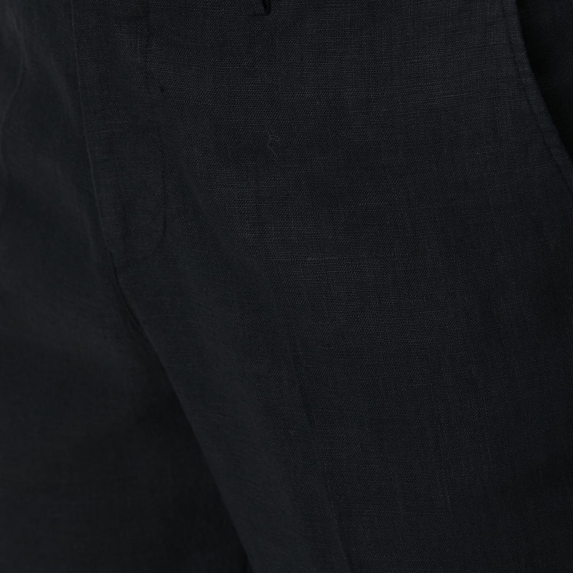 Network Erkek Siyah Keten Jogger Pantolon