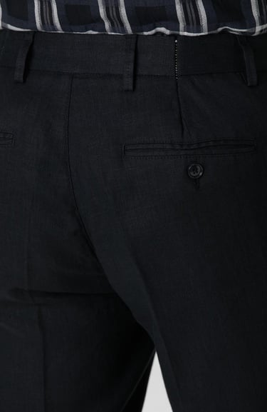  Network Erkek Siyah Keten Jogger Pantolon