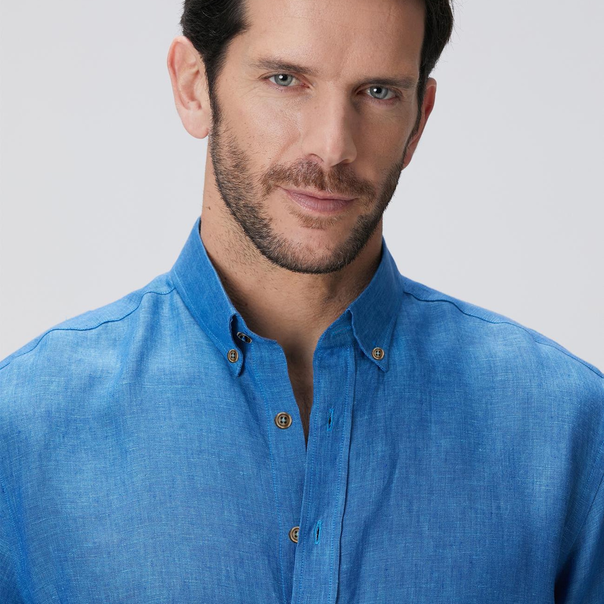 Network Erkek Turkuaz Gömlek