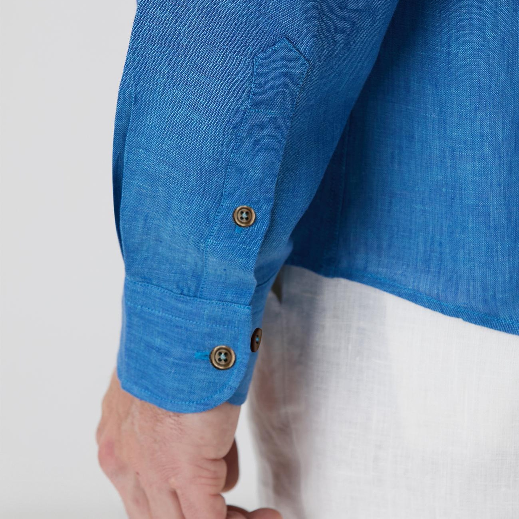 Network Erkek Turkuaz Gömlek