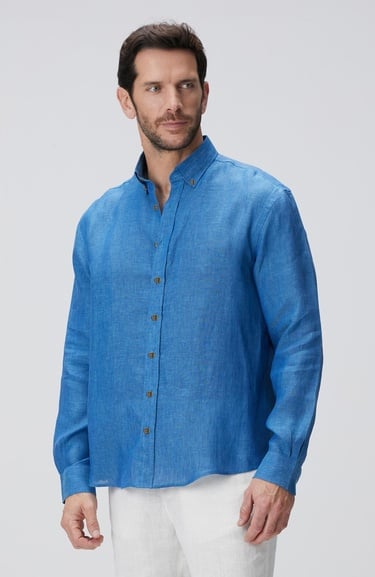  Network Erkek Turkuaz Gömlek