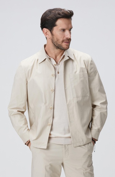  Network Erkek Bej Dış Gömlek