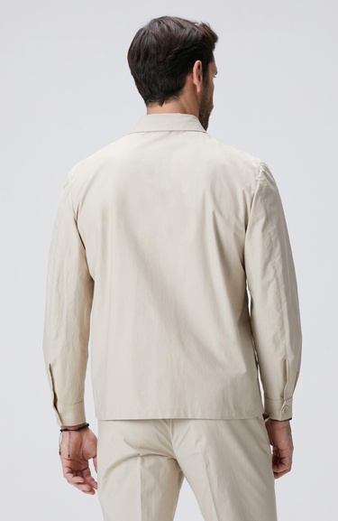  Network Erkek Bej Dış Gömlek