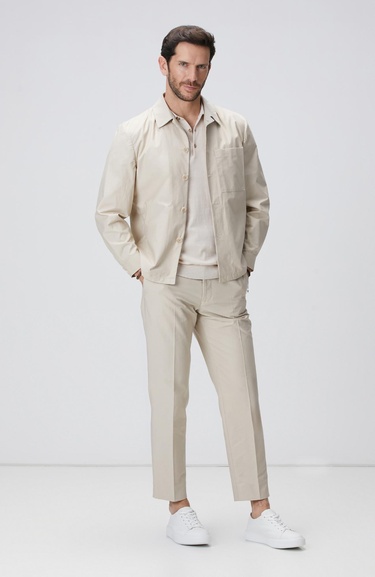  Network Erkek Bej Dış Gömlek