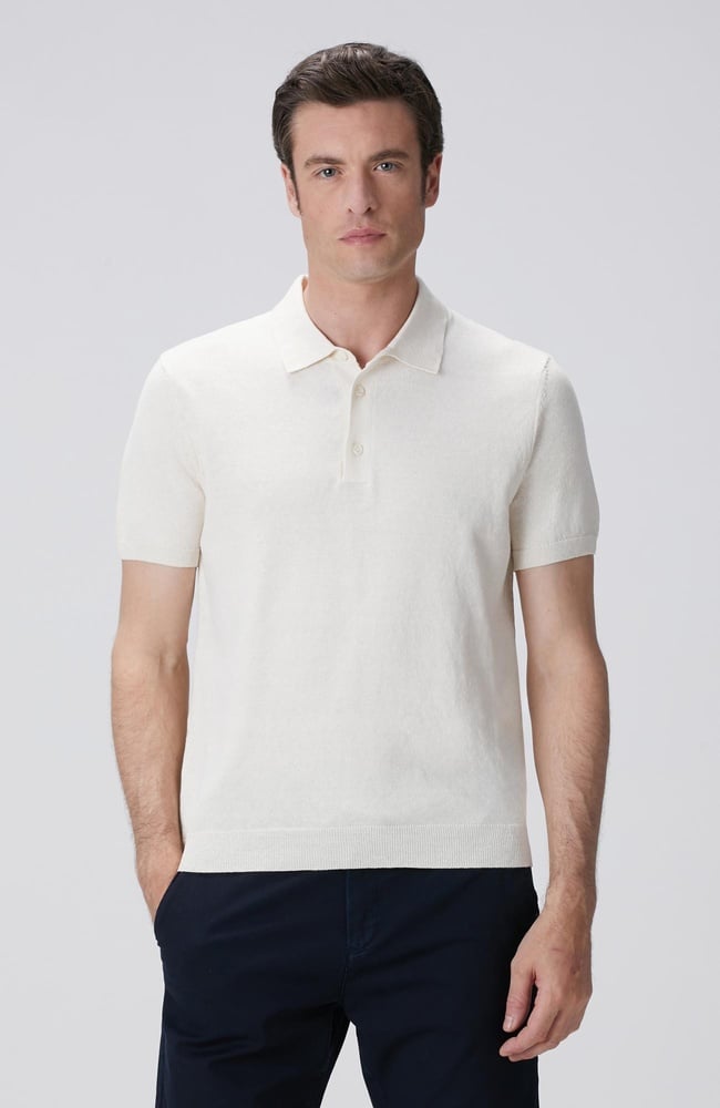  Network Erkek Kırık Beyaz Keten Karışımlı Kazak