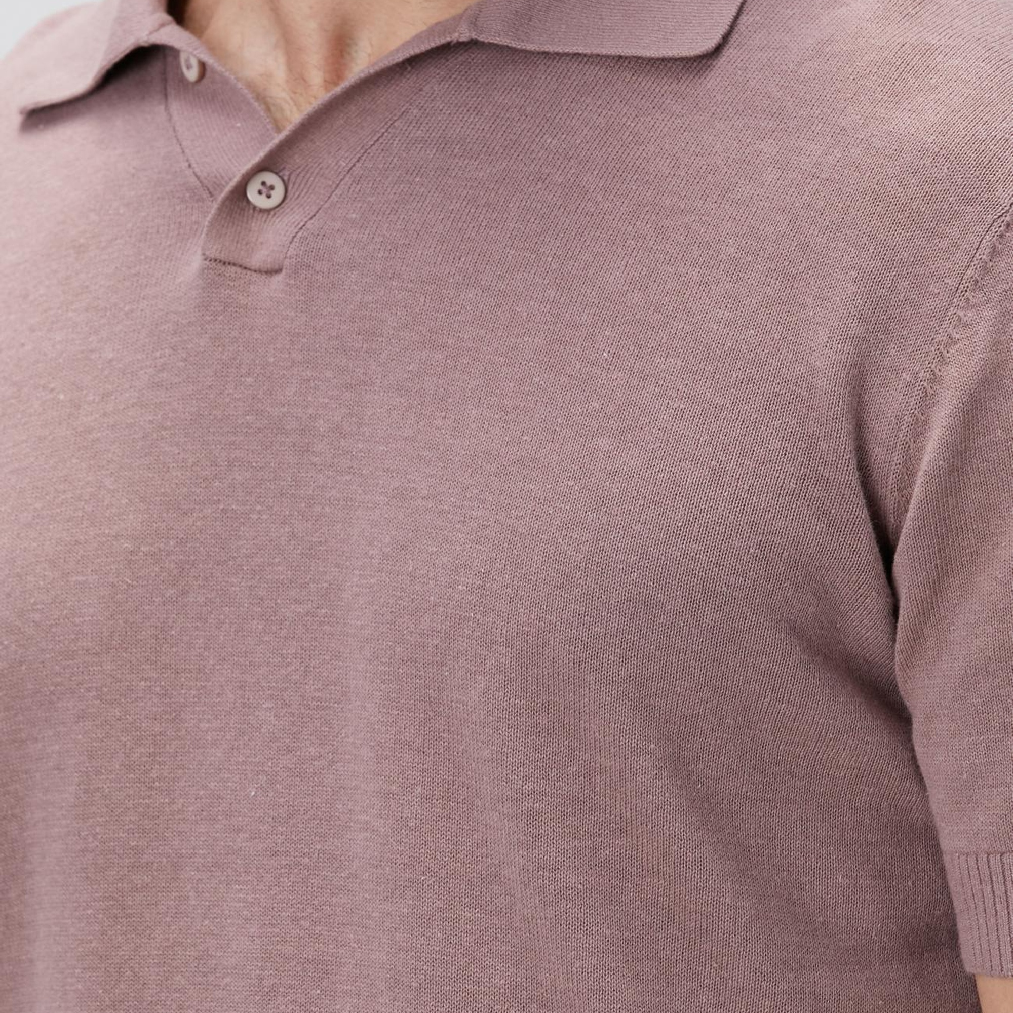 Network Erkek Gül Kurusu Keten Karışımlı Kazak