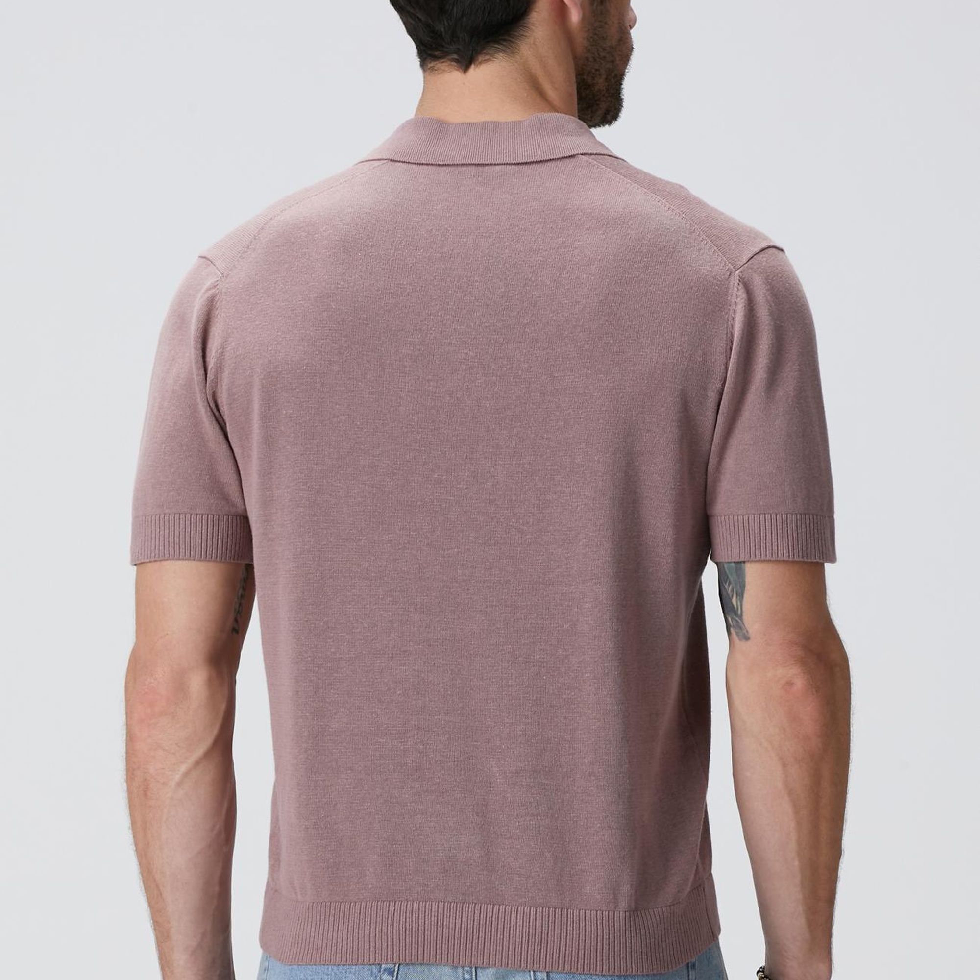 Network Erkek Gül Kurusu Keten Karışımlı Kazak