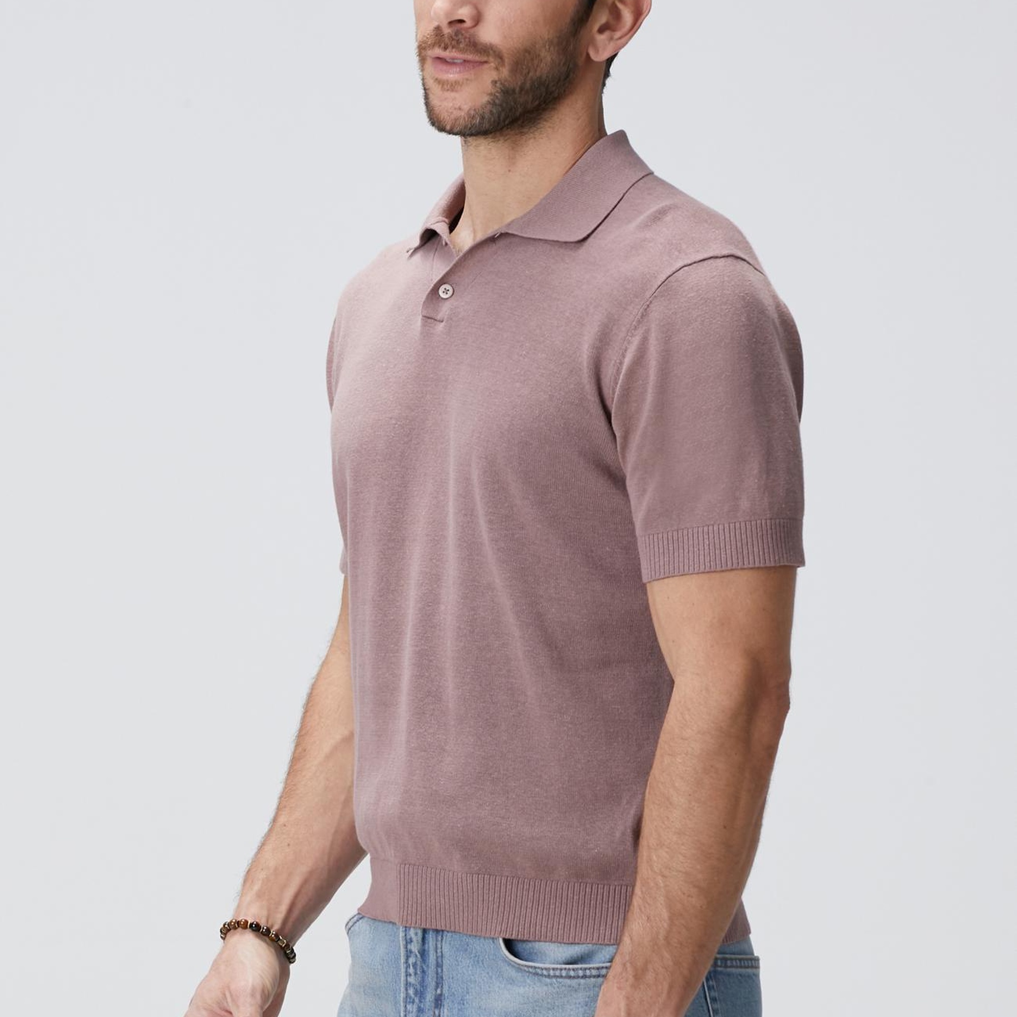 Network Erkek Gül Kurusu Keten Karışımlı Kazak