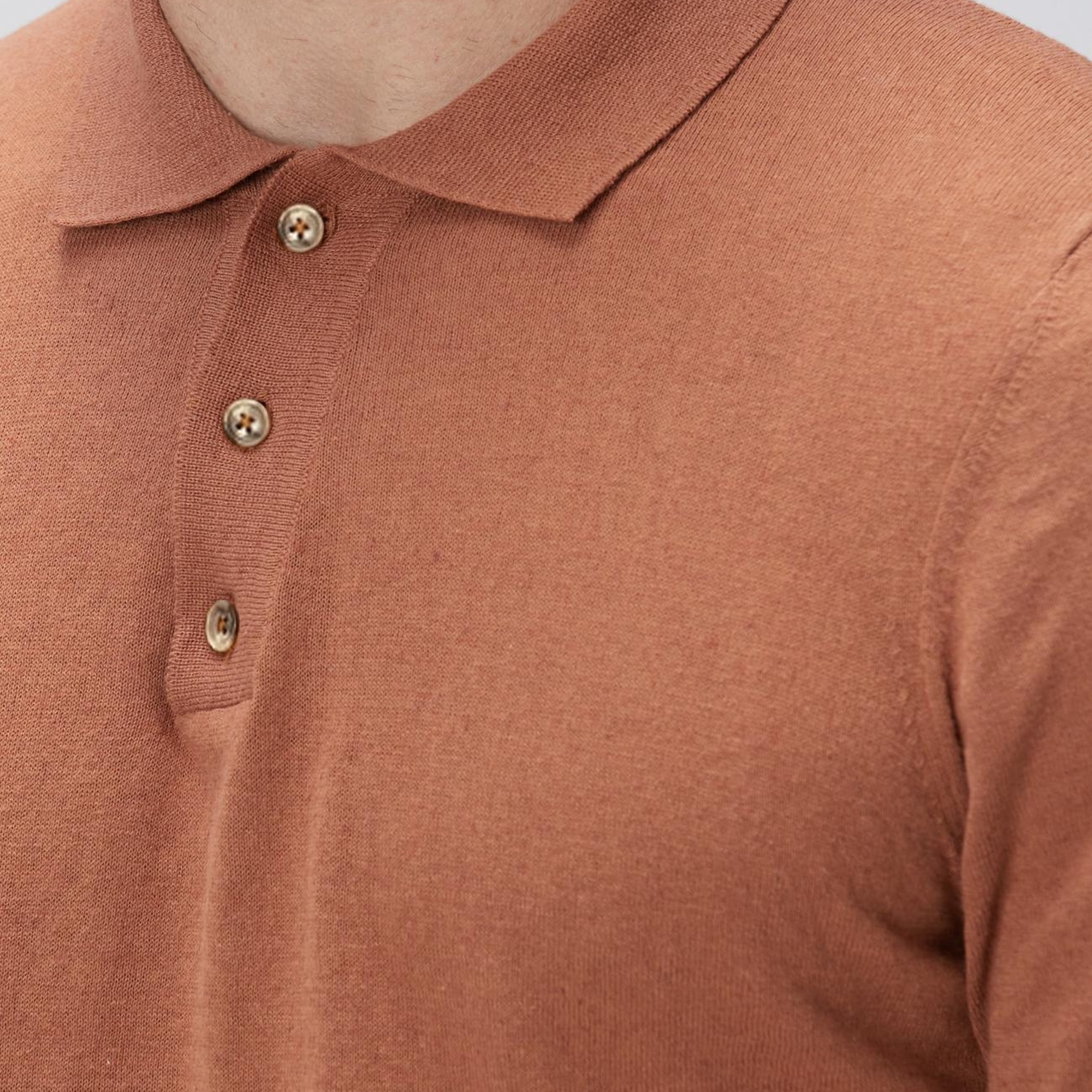 Network Erkek Tarçın Keten Karışımlı Kazak