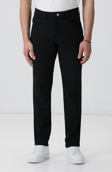  Network Erkek Siyah N-Tech Casual Pantolon