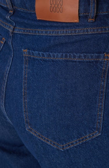  Network Kadın İndigo Denim Pantolon