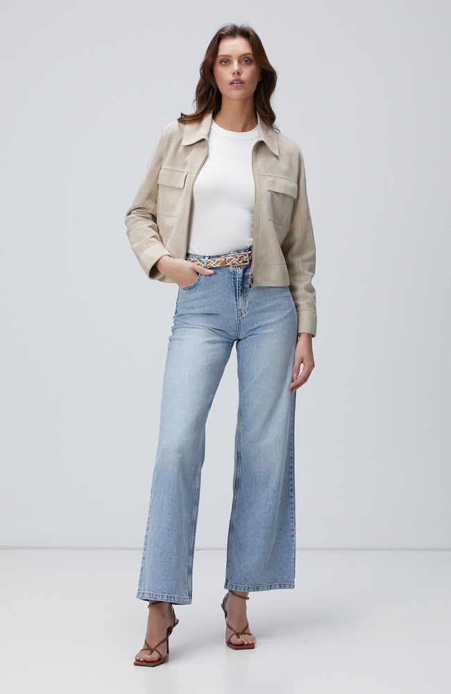  Network Kadın Açık Indigo Mavi Denim Pantolon