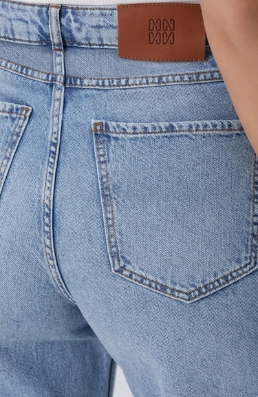  Network Kadın Açık Indigo Mavi Denim Pantolon